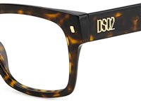 Montatura vista Dsquared Uomo D2 0066BLACK54 - D2 0066BLACK54